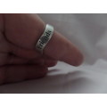 Silver 925 Ring (Friends) Dim 20mm  5.5 grams