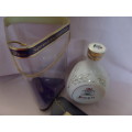 Very Rare John Haig Dimple 15 Year White and Gold Old Whisky Decanter Sealed and boxed 750 ml