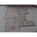 Lot of Union of South Africa Barclays Bank (Dominion .Colonial and Overseas) Cheques  more than 100