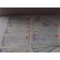 Lot of Union of South Africa Barclays Bank (Dominion .Colonial and Overseas) Cheques  more than 100