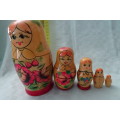 Set of Russian Babushka Dolls - 14 cm and down