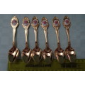 Set of 6 Eetrite 24 Carat Gold Plate Tea Spoons in Excellent Condition
