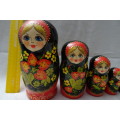 Set of Russian Babushka Dolls - 16 cm and down