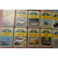 Big Collection of 17 Super Trumps Quartette Gaming Cards made in West Germany