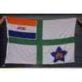Very Big Old SADF Navy 1984 Flag 2.7m x 1.8m in excellent condition
