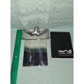 Very Interesting Carrol Boyes  Stainless Note Pad Holder in Excellent Condition  -