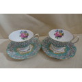 2 x Royal Albert - Enchantment Coffee Duo Set - Made in England - Good Condition