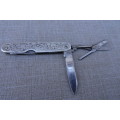 Interesting  Vintage Stainless Steel Pocket Knife