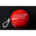Vintage Super Coca-Cola Yo-Yo. "Coca-Cola" Written in Cursive.