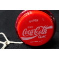 Vintage Super Coca-Cola Yo-Yo. "Coca-Cola" Written in Cursive.