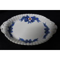Vintage Royal Albert Bone China `Nova Scotia Tartan` Pattern Oval Sandwich/Cake Platter
