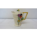 Gorgeous Burleigh Ware Ironstone `Fragrance` Small Teapot. Made in England