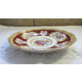 Pretty Vintage Royal Albert Bone China `Lady Hamilton` Pattern Saucer. Pattern Discontinued.