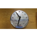 Awesome Modern Carrol Boyes Aluminium Round Wall Clock With Second Hand In Working Order (Relisted )