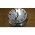 Awesome Modern Carrol Boyes Aluminium Round Wall Clock With Second Hand In Working Order (Relisted )
