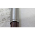 Vintage Sheaffer Quasi Imperial 330 Burgundy Fountain Pen With Steel Inlaid Nib. No Ink. L: 12,8cm