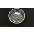 Pretty Vintage Edinburgh Scotland Small Cut Crystal Glass Trinket Bowl D: 9,7 cm H: 3 cm