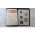Two Britains 1968/1971 First Decimal Coins By Royal Mint Five Coins Sets in Original Blue Covers