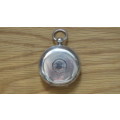Silver Hallmarked 1883 London Robert John Pike English Lever Pocket Watch No Winding Key 116 g