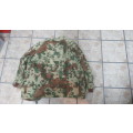 South African Police Tin Koevoet Bush Jacket With Removable Wool Liner. Size Medium.