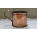 Fantastic Vintage Large Copper Mug / Pitcher 11 x 10 cm