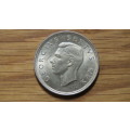 Union of South Africa Silver 1952 Five Shillings Coin 28.3 g