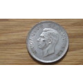 Union of South Africa Silver 1952 Five Shillings Coin 28.4 g