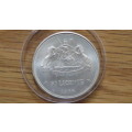 Lesotho Silver (0.900) 1966 50 Licente Coin 28.7 g