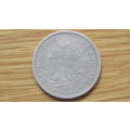 France Silver (.900) 1875 Five Francs Coin 24.8 g