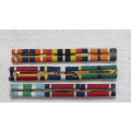 Three South African Defence Force Ribbon Bars Details in Description