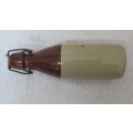 Two Vintage W. Daly Durban Stoneware Ginger Beer Bottles With Stoppers L: 23 cm