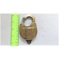 Fantastic Vintage Heavy Solid Brass Lock & Comp Padlock (No Key) 10,5 x 6,5 cm