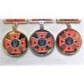 Ukraine Emergency Services 10, 15, 20 Years Service And Veteran Medal Set