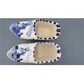 Two Fabulous Vintage Elweco Hand Painted Delft Blue Dutch Clog Ashtrays 135 x 55 mm