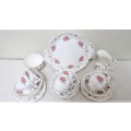 Beautiful Vintage 21 Piece Royal Albert `Tranquillity` Tea Set Details in Description