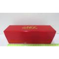 Vintage Red NGC Plastic Storage Box For 20 Slab Coin Holders 260 x 70 x 90 mm