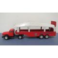 Vintage Tekno Die Cast Volvo `Auto-Transport` Truck #431 With Ramp No Box l: 255 mm SOLD AS IS
