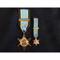 WW 2 Air Crew Europe Star Set Of Two Medals (Unnamed)