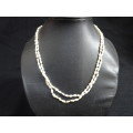 Stunning Vintage Fresh Water Pearl Necklace With Sterling Silver Clasp In Perfect Condition