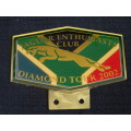Jaguar Enthusiasts Club, Diamond Tour 2002 Car Badge (H - 7.5cm / B - 10cm)