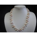 Gorgeous Vintage Fresh Water Pearl Necklace  (See Description)