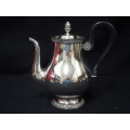 Stunning Silver Plated Christofle `Malmaison` Tea And Coffee Set In Excellent Condition