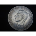 1947 Union Of South Africa Five Shilling Coin