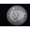 1952 Union South Africa Five Shilling Coin