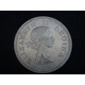 1956 Union Of South Africa Five Shilling Coin