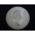 1957 Union Of South Africa Five Shilling Coin