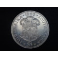 1960 Union Of South Africa Five Shilling Coin