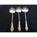 Three Birmingham Hallmarked Silver 1919 - 20 Teaspoons (14.5 Grams)
