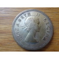 1958 Union Of South Africa Two And a Half Shilling Coin