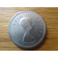 1954 Union Of South Africa Two Shilling Coin